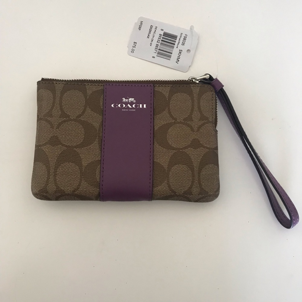 Coach wallet wristlet